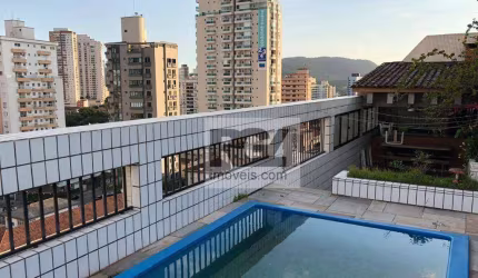 Cobertura com 3 dormitórios, 325 m² - venda por R$ 1.700.000,00 ou aluguel por R$ 11.900,00/mês - Ponta da Praia - Santos/SP