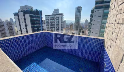 Cobertura à venda, 152 m² por R$ 2.500.000,00 - Ponta da Praia - Santos/SP
