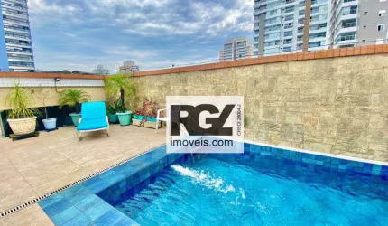 Cobertura com 3 dormitórios à venda, 258 m² por R$ 1.699.000,00 - Gonzaga - Santos/SP