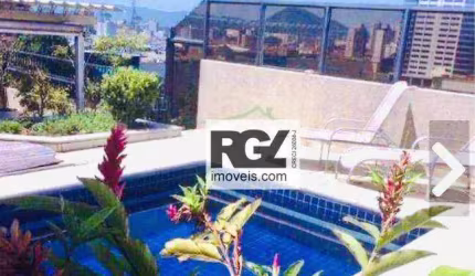 Cobertura com 4 dormitórios à venda, 323 m² por R$ 2.400.000,00 - Aparecida - Santos/SP