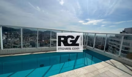 Cobertura com 3 suítes à venda, 340 m² por R$ 3.600.000 - Gonzaga - Santos/SP