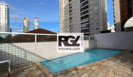 Apartamento Garden com 3 dormitórios, 168 m² - venda por R$ 1.350.000,00 ou aluguel por R$ 15.000,00/mês - Gonzaga - Santos/SP
