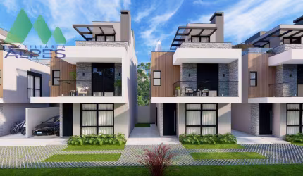 Sobrado com 3 dormitórios à venda, 134 m² por R$ 729.000,00 - Hauer - Curitiba/PR