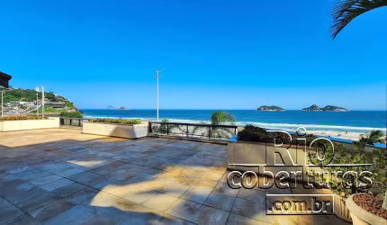 Cobertura à venda frontal mar . Pepe. Barra da Tijuca