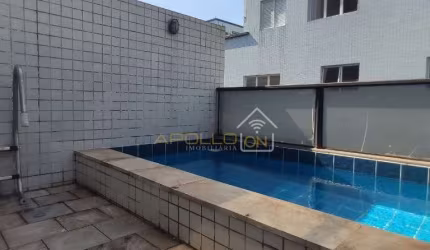 Cobertura 1 quarto na Pompeia - Santos
