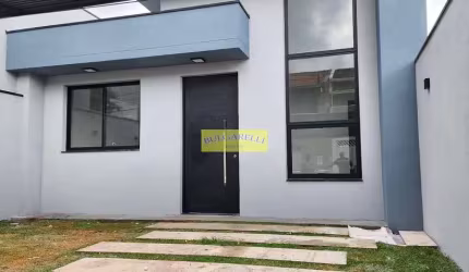 Linda Casa Nova Terrea à venda 3 Dormitorios 1 Suite , Area Gourmet , 2 Vagas, Jardim Marambaia, Ju