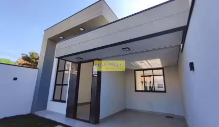 Casa Nova Terrea à venda , Fino Acabamento , 3 Dormitorios 1 Suite, Area Gourmet , 2 Vagas , Jardim