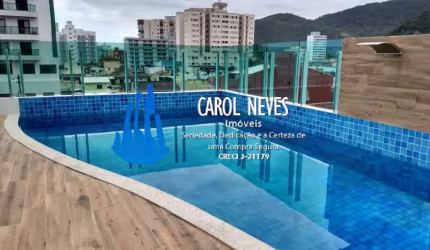 APARTAMENTO PÉ NA AREIA 2 DORMITÓRIOS SUÍTE À VISTA CENTRO MONGAGUÁ