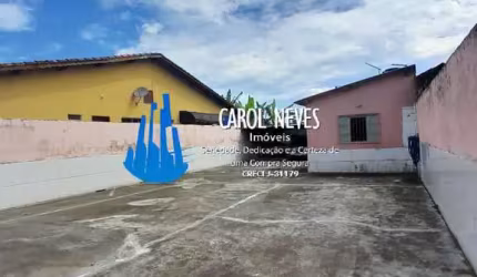 CASA 1 DORMITORIO LOTE INTEIRO LADO PISTA PARCELAMENTO DIRETO MONGAGUA