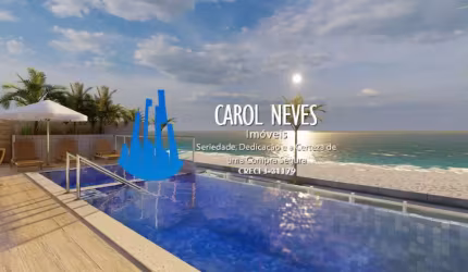 APARTAMENTO NOVO PÉ NA AREIA 2 DORMITÓRIOS SUÍTE À VISTA CENTRO MONGAGUÁ