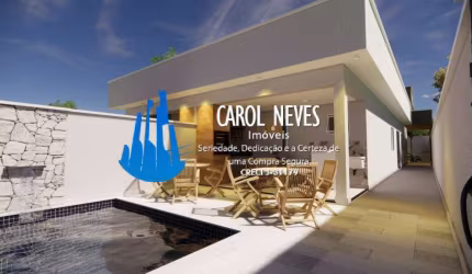 CASA NOVA 2 DORMITÓRIOS 1 SUÍTE LADO PRAIA FINANCIAMENTO BANCÁRIO ITANHAÉM
