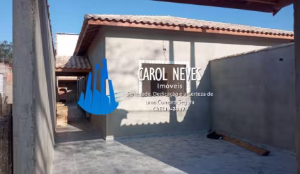 CASA NOVA 2 DORMITÓRIOS LADO PRAIA FINANCIAMENTO BANCÁRIO  ITANHAÉM