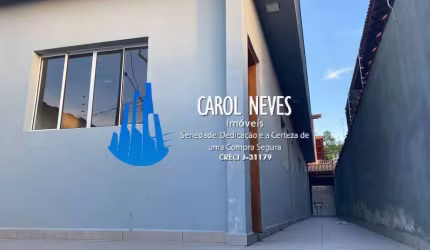 CASA NOVA 2 DORMITÓRIOS 1 SUÍTE LADO PRAIA FINANCIAMENTO BANCÁRIO ITANHAÉM