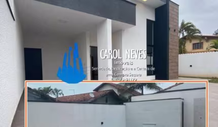 CASA NOVA 3 DORMITÓRIOS 1 SUÍTE LADO PRAIA FINANCIAMENTO BANCÁRIO ITANHAÉM