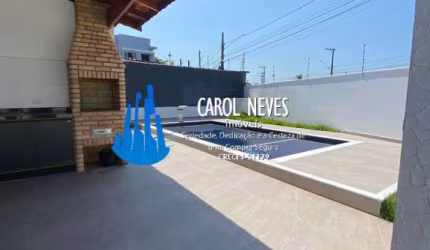 CASA NOVA 3 DORMITÓRIOS LADO PRAIA PISCINA FINANCIAMENTO BANCÁRIO ITANHAÉM