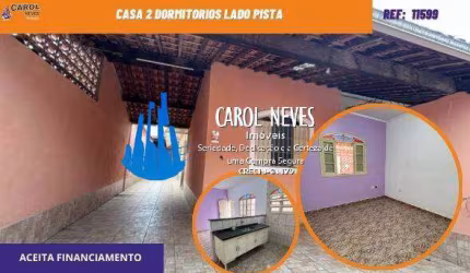 CASA 2 DORMITORIOS LADO PISTA FINANCIAMENTO BANCARIO MONGAGUA