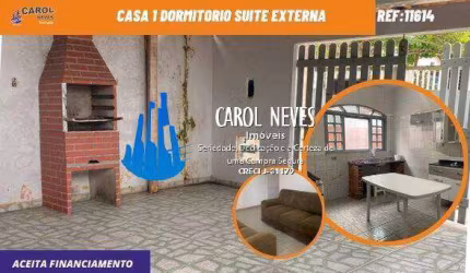 CASA 2 DORMITORIOS SUITE EXTERNA LADO PISTA FINANCIAMENTO BANCARIO MONGAGUA