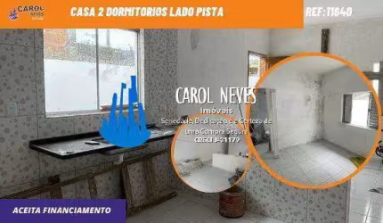 CASA 2 DORMITORIOS LADO PISTA FINANCIAMENTO BANCARIO MONGAGUA