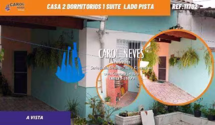 CASA 2 DORMITORIOS 1 SUITE A VISTA LADO PISTA ITANHAEM