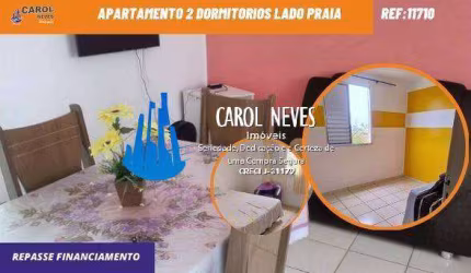 APARTAMENTO2 DORMITORIOS REPASSE DE FINANCIAMENTO ITANHAEM
