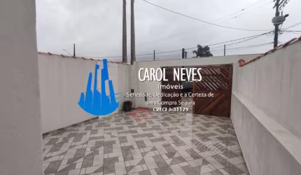 CASA NOVA 2 DORMITORIOS 1 SUITE FINANCIAMENTO BANCARIO LOTY ITANHAEM