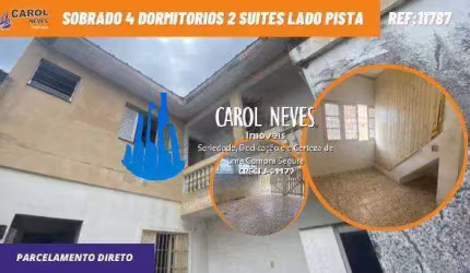 SOBRADO 4 DORMITORIOS 2 SUITES LADO PISTA PARCELAMENTO DIRETO ITANHAEM