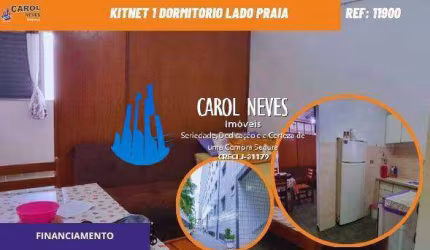 KITNET 1 DORMITORIO LADO PRAIA FINANCIAMENTO BANCARIO PRAIA GRANDE