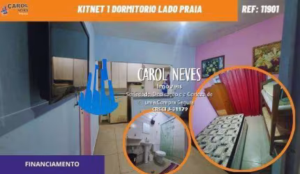 KITNET 1 DORMITORIO LADO PRAIA FINANCIAMENTO BANCARIO PRAIA GRANDE