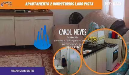 APARTAMENTO 2 DORMITORIOS LADO PISTA FINANCIAMENTO BANCARIO SANTOS