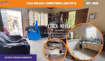 CASA ISOLADA 4 DORMITORIOS LADO PISTA A VISTA MONGAGUA