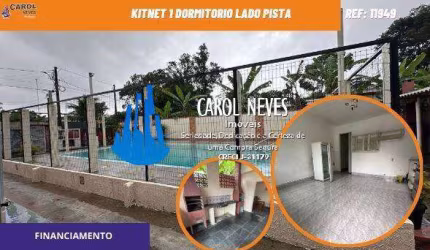 KITNET 1 DORMITORIO LADO PISTA FINANCIAMENTO BANCARIO ITANHAEM