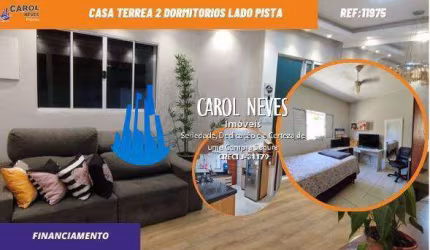 CASA TERREA 2 DORMITORIOS LADO PISTA FINANCIAMENTO BANCARIO ITANHAEM