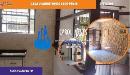 CASA 2 DORMITORIOS LADO PRAIA FINANCIAMENTO MONGAGUA
