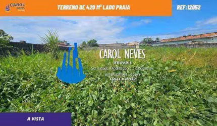 TERRENO LADO PRAIA A VISTA CIBRATEL ITANHAEM
