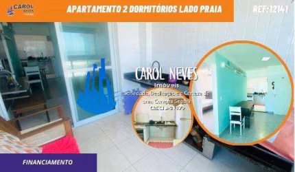 APARTAMENTO 2 DORMITORIOS SUITE FINANCIAMENTO LADO PRAIA MONGAGUA