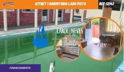 KITNET 1 DORMITORIO LADO PISTA FINANCIAMENTO ITANHAEM