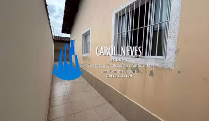 CASA GEMINADA 2 DORMITORIOS CHURRAQUEIRA LADO PISTA FINANCIAMENTO MONGAGUA