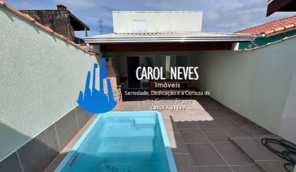 CASA NOVA 3 DORMITORIOS PISCINA LADO PISTA FINANCIAMENTO MONGAGUA