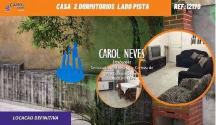 CASA 2 DORMITORIOS SUITE LOCACAO DEFINITIVA LADO PISTA MONGAGUA