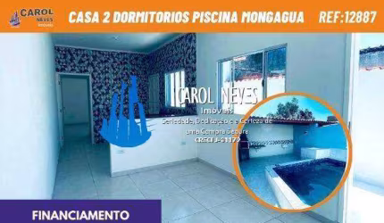CASA 2 DORMITORIOS PISCINA FINANCIAMENTO BANCARIO PLATAFORMA II