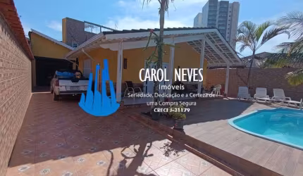 CASA 4 DORMITORIOS PISCINA + EDICÚLA LADO PRAIA FINANCIAMENTO BANCARIO