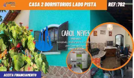 CASA 4 DORMITORIOS SUITE EDICULA LADO PISTA FINANCIAMENTO BANCARIO ITANHAEM