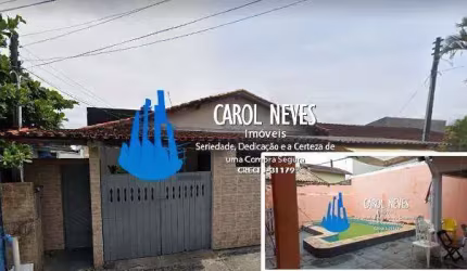 CASA 2 DORMITÓRIOS PISCINA + SALÃO COMERCIAL BELAS ARTES ITANHAÉM