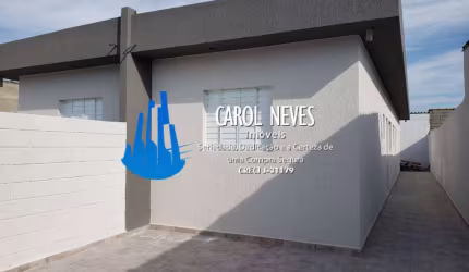 CASA NOVA 2 DORMITÓRIOS SUÍTE FINANCIAMENTO BANCÁRIO ITANHAÉM