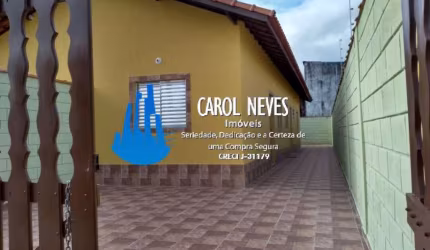 CASA NOVA 2 DORMITÓRIOS SUÍTE LADO PISTA FINANCIAMENTO BANCÁRIO ITANHAÉM