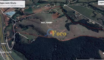 Área à venda, 447700 m² por R$ 17.500.000,00 - Morro Azul - Itatiba/SP