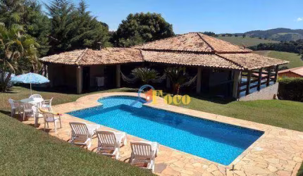 Chácara com 2 dormitórios à venda, 1200 m² por R$ 850.000,00 - Portal São Marcelo - Bragança Paulista/SP