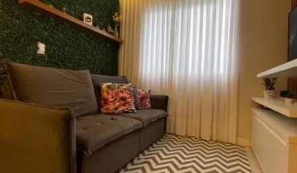 Apartamento 2 dormitórios mobiliado e equipado locação anual