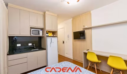 Studio com 1 quarto para aluguel no Centro de Curitiba