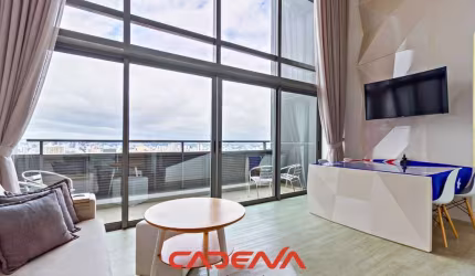 Apartamento duplex com 1 quarto e 1 vaga à venda no Centro